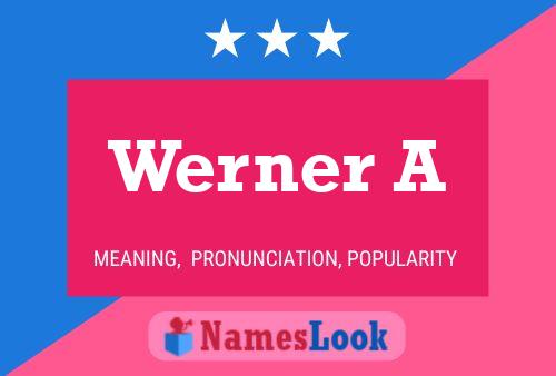 Werner A Namensposter