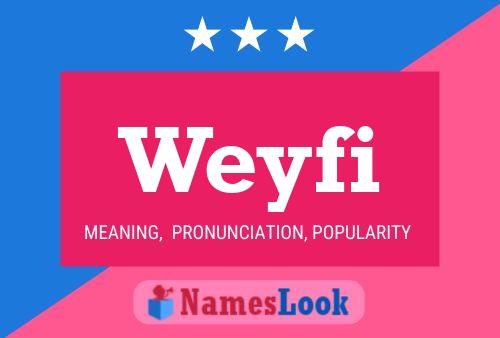 Weyfi Namensposter