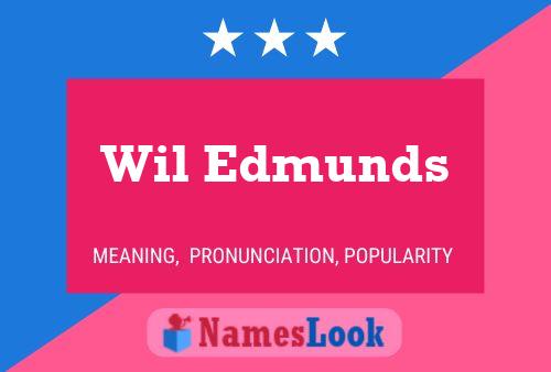 Wil Edmunds Namensposter