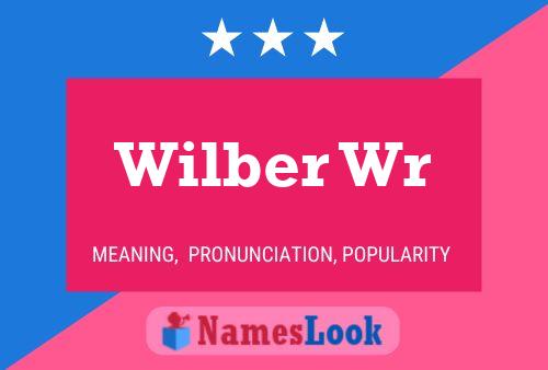 Wilber Wr Namensposter