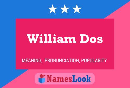 William Dos Namensposter