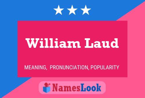 William Laud Namensposter