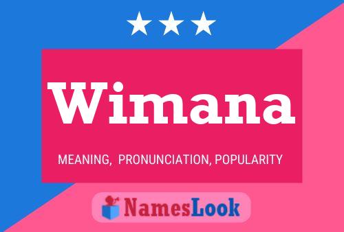 Wimana Namensposter