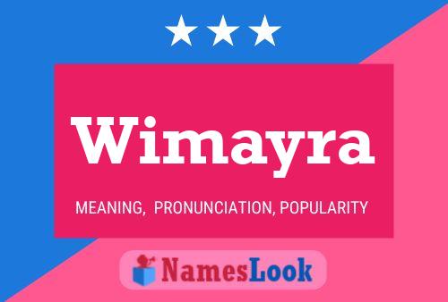 Wimayra Namensposter