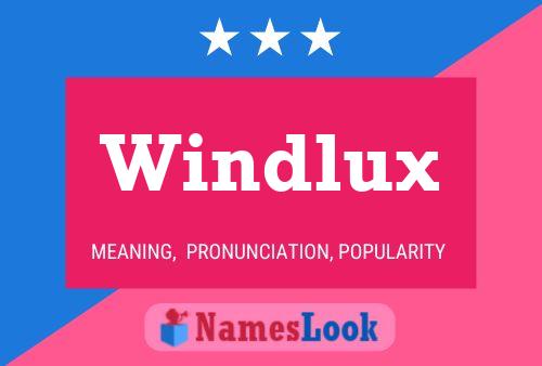 Windlux Namensposter