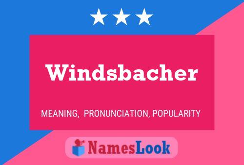 Windsbacher Namensposter