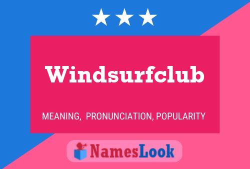 Windsurfclub Namensposter