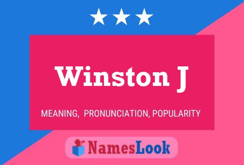 Winston J Namensposter