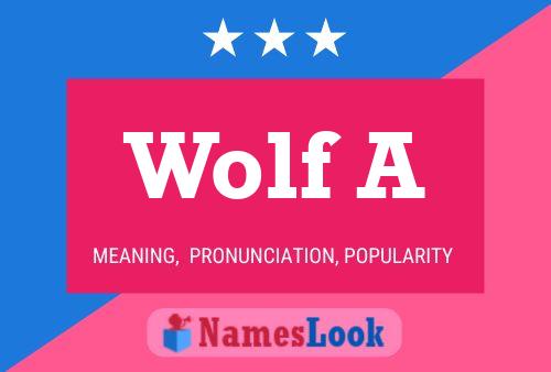 Wolf A Namensposter