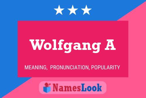 Wolfgang A Namensposter