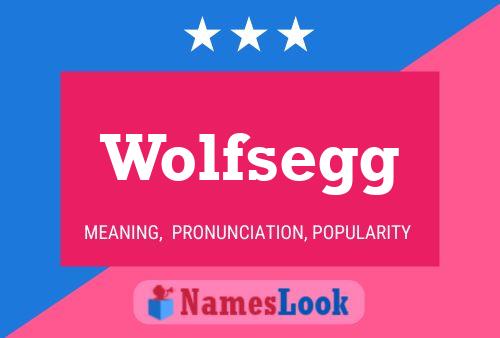 Wolfsegg Namensposter