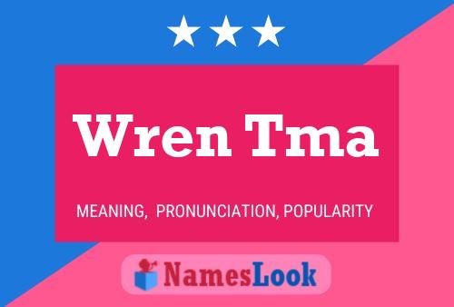 Wren Tma Namensposter