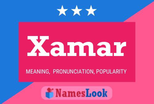 Xamar Namensposter