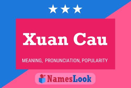 Xuan Cau Namensposter