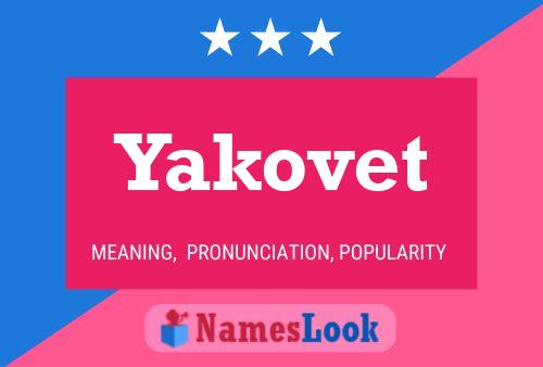 Yakovet Namensposter