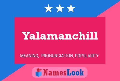 Yalamanchill Namensposter