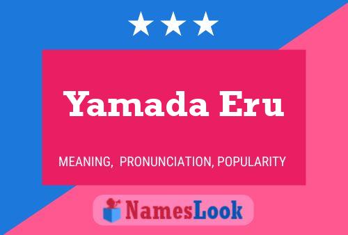 Yamada Eru Namensposter