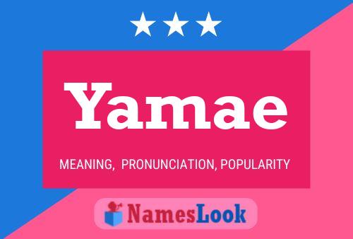 Yamae Namensposter