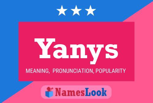 Yanys Namensposter