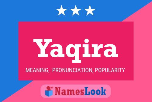 Yaqira Namensposter