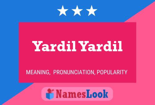 Yardil Yardil Namensposter