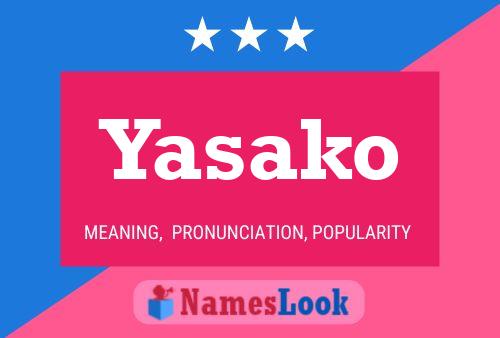 Yasako Namensposter