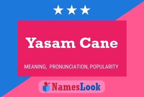 Yasam Cane Namensposter