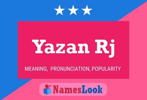 Yazan Rj Namensposter