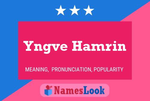 Yngve Hamrin Namensposter