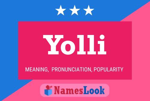 Yolli Namensposter