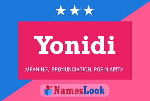 Yonidi Namensposter