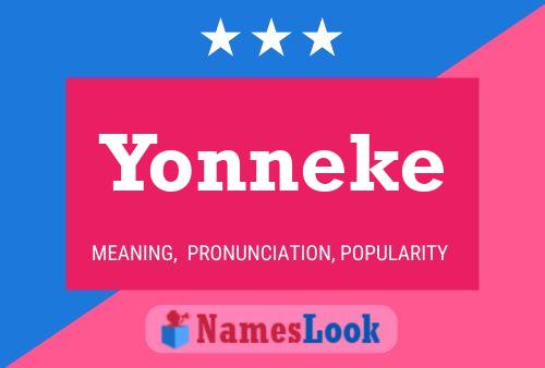 Yonneke Namensposter