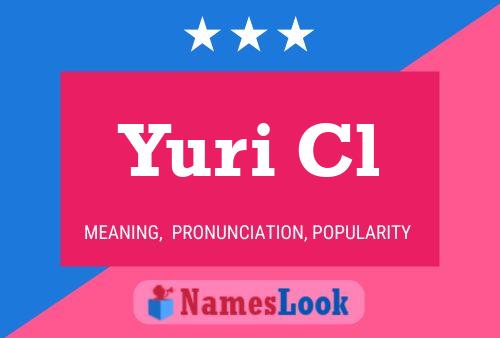 Yuri Cl Namensposter