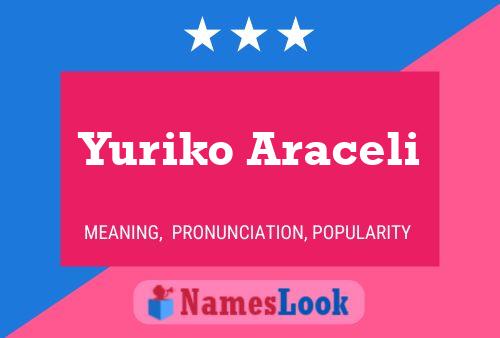 Yuriko Araceli Namensposter