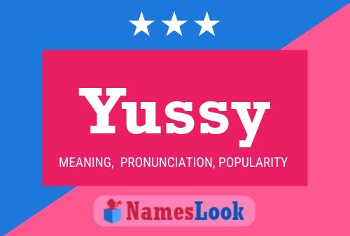 Yussy Namensposter