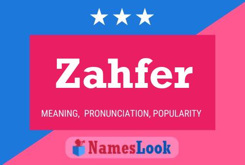 Zahfer Namensposter