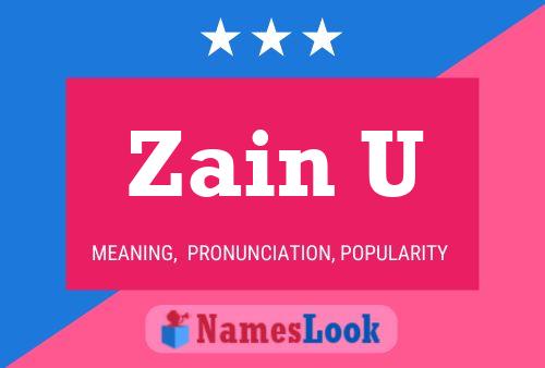 Zain U Namensposter