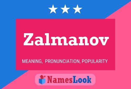 Zalmanov Namensposter