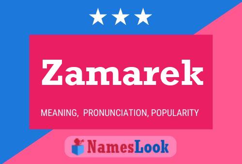 Zamarek Namensposter