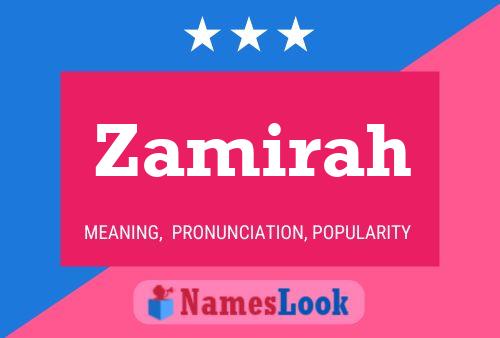 Zamirah Namensposter