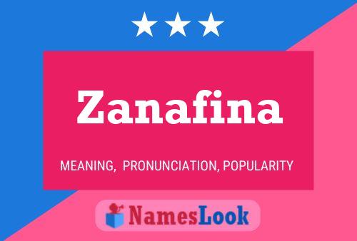 Zanafina Namensposter