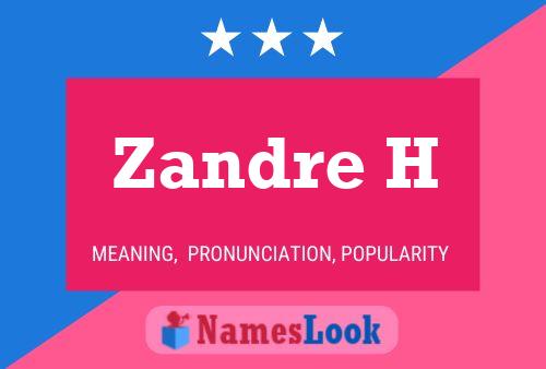 Zandre H Namensposter