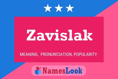 Zavislak Namensposter