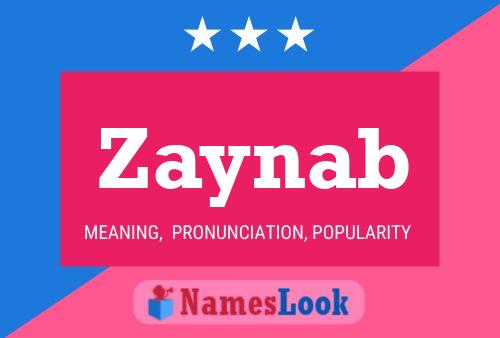 Zaynab Namensposter