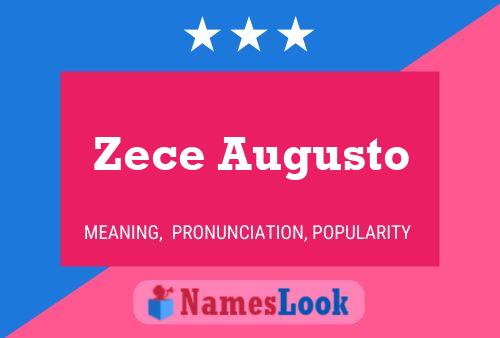 Zece Augusto Namensposter