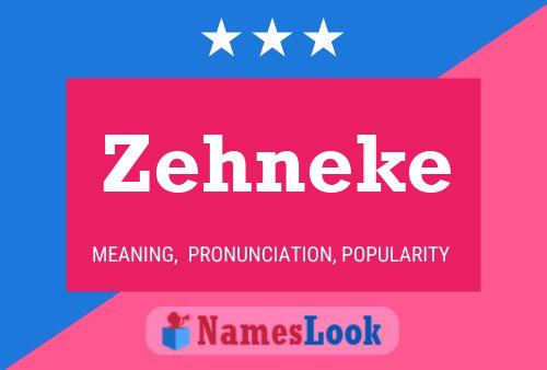 Zehneke Namensposter