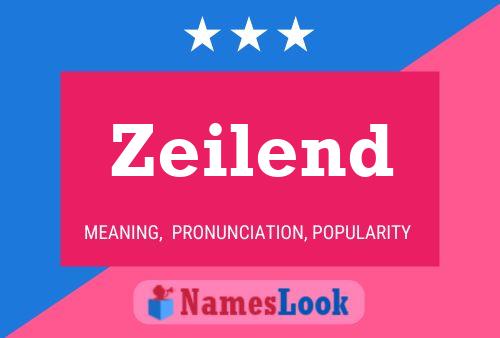 Zeilend Namensposter