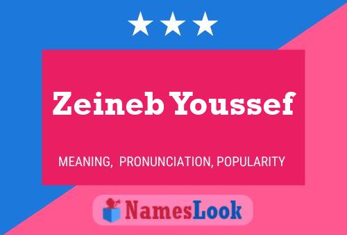 Zeineb Youssef Namensposter