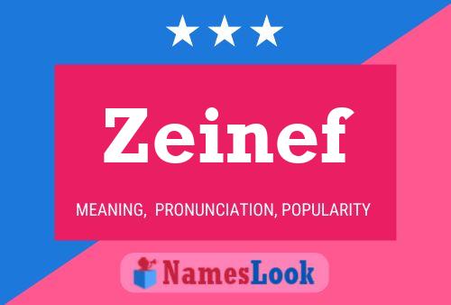 Zeinef Namensposter