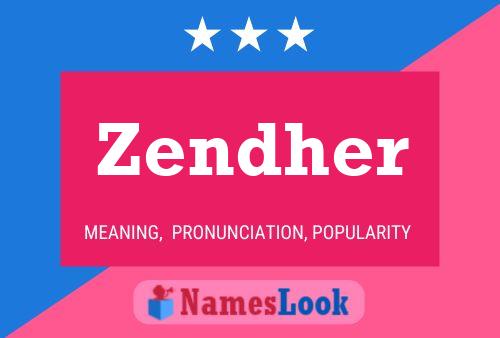 Zendher Namensposter